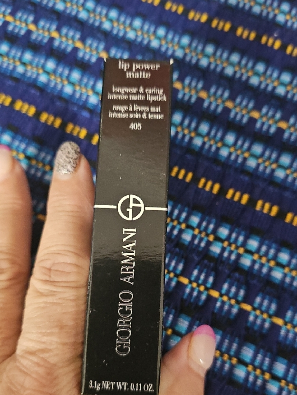 Giorgio Armani Red Satin-Matte Lipstick Stick - Picture 2 of 3